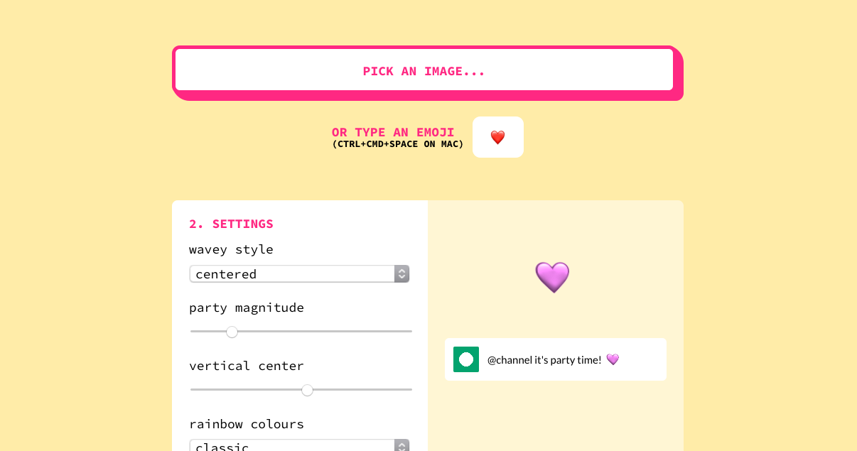 Screenshot of the Party-ify website